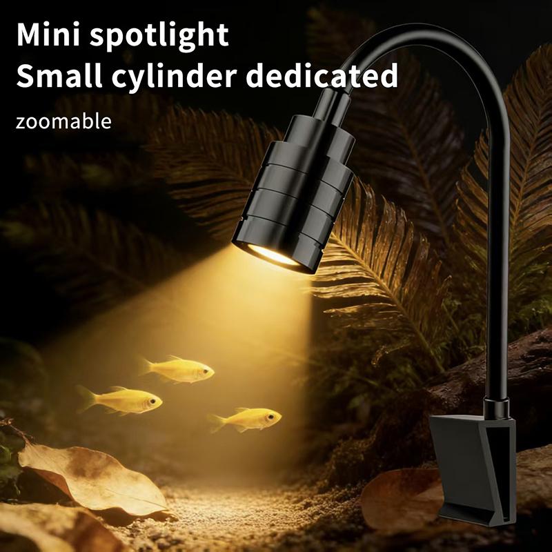 Marine Aquarium Lamp - Projecteur d'aquarium sud-américain 3W, lampe LED