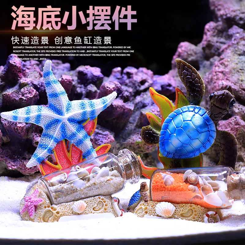 Marine Aquarium Epoxy - Décoration d'aquarium corail, poissons-pires, ornements de